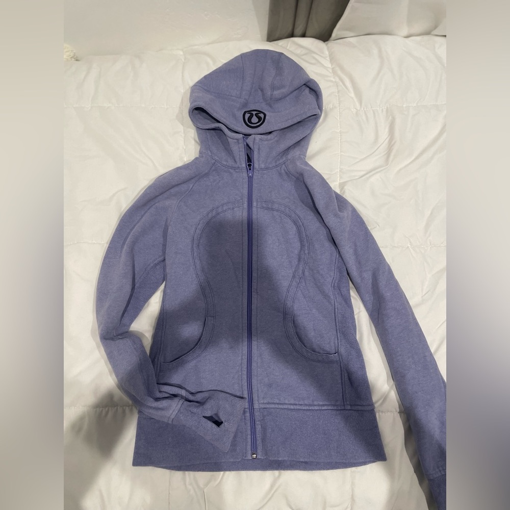 Lululemon Women's Scuba Hoodie Size 6 Heathered Persian Purple / Persian Purple